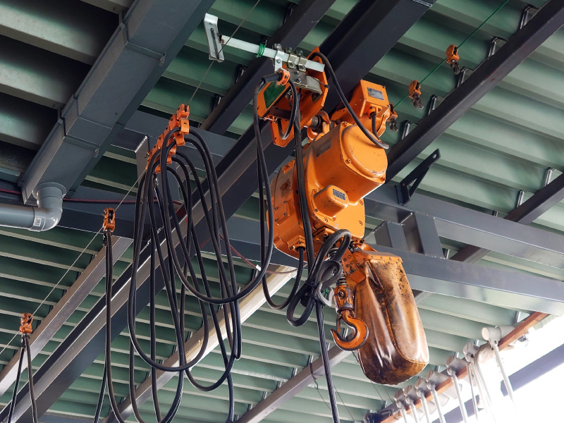 天井クレーン工事